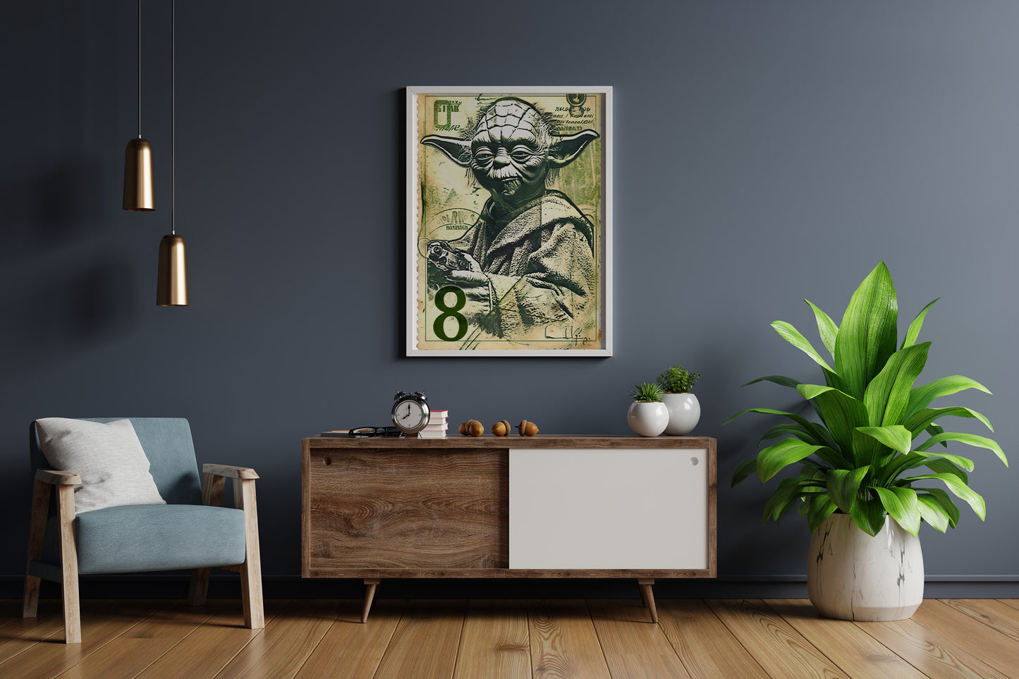 Yoda Postage Stamp