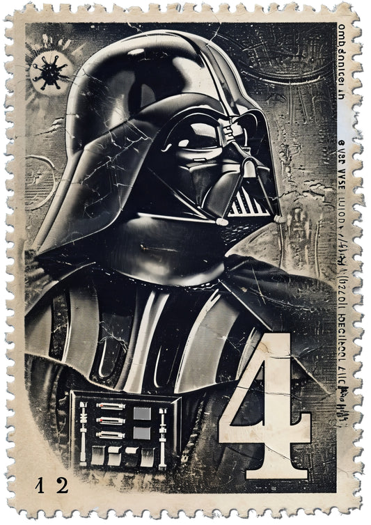 Vader Postage Stamp